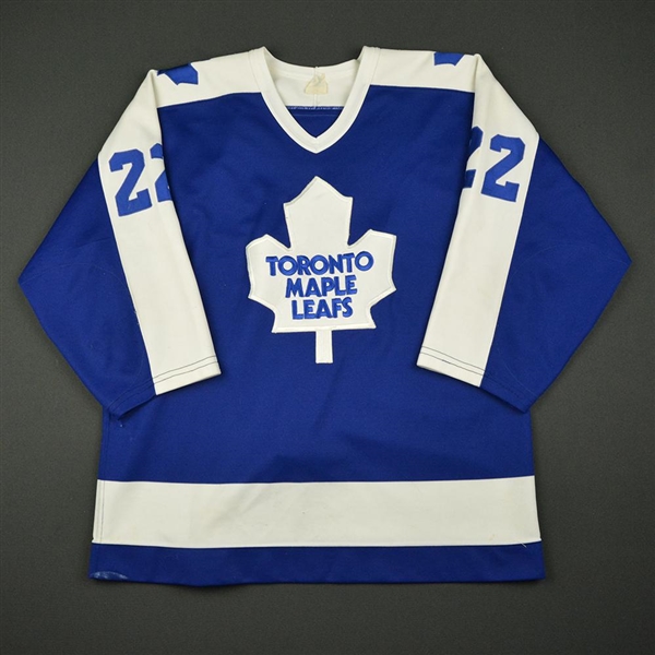 Vaive, Rick *<br>Blue w/C removed<br>Toronto Maple Leafs 1985-86<br>#22