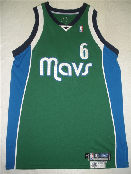 Daniels, Marquis<br>Green PDiddy Set 2<br>Dallas Mavericks 2004-05<br>#6 Size: 50