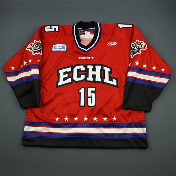 Gauvreau, Brent<br>ECHL All-Star<br>Red Period 2<br> 2003-04<br>#15 Size: 58