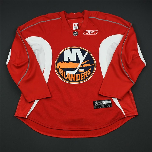 Reebok Edge<br>Red Practice Jersey<br>New York Islanders 2008-09<br>Size: 58