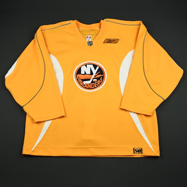 Reebok Edge<br>Yellow Practice Jersey<br>New York Islanders 2006-07<br># Size: 58