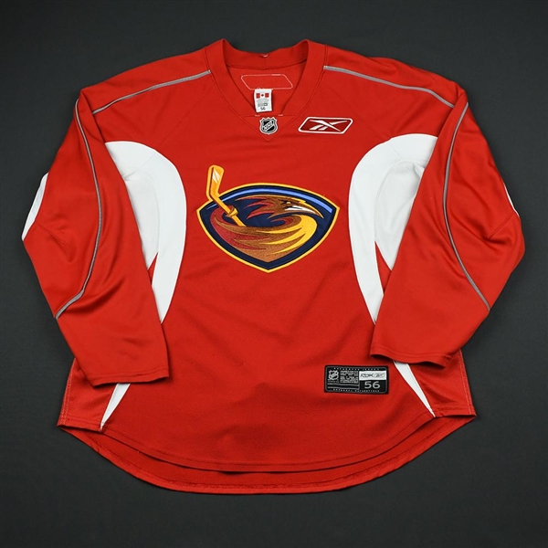 Reebok Edge<br>Red Practice Jersey<br>Atlanta Thrashers 2008-09<br>#N/A Size: 56