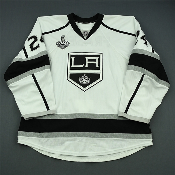 Fraser, Colin<br>White  - Stanley Cup Final Set 1 - Warmup Only<br>Los Angeles Kings 2013-14<br>#24 Size: 58