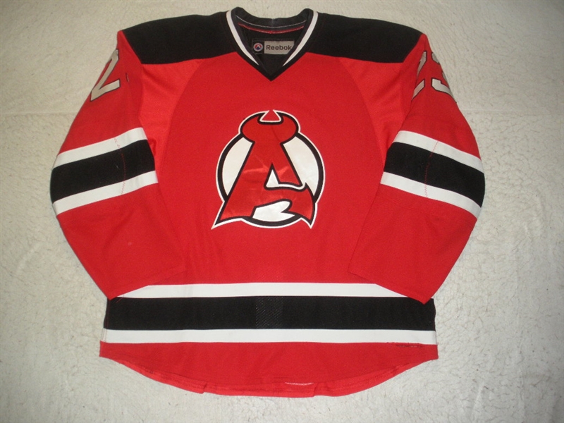 Zajac, Darcy<br>Red<br>Albany Devils 2012-13<br>#23 Size: 56