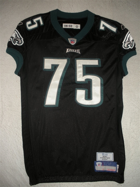 Thomas, Juqua<br>Black Alternate<br>Philadelphia Eagles 2006<br>#75 Size: 50-O