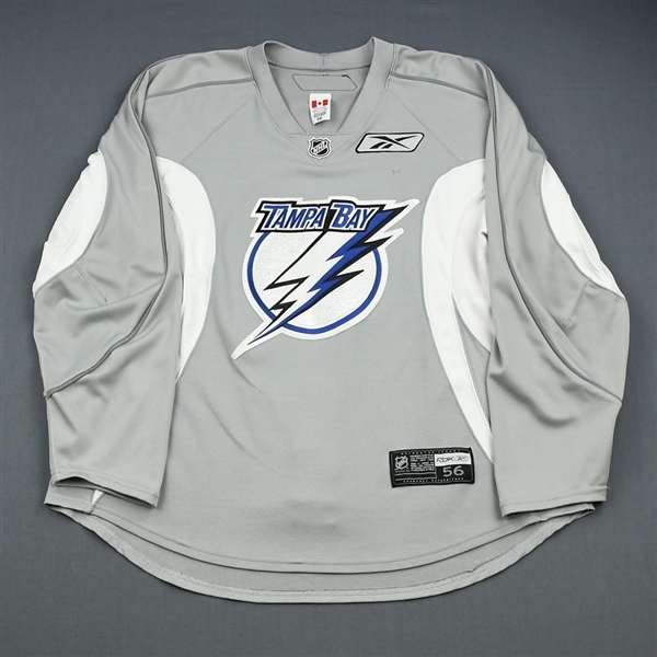 Reebok<br>Gray Practice Jersey<br>Tampa Bay Lightning 2009-10<br>#N/A Size: 56
