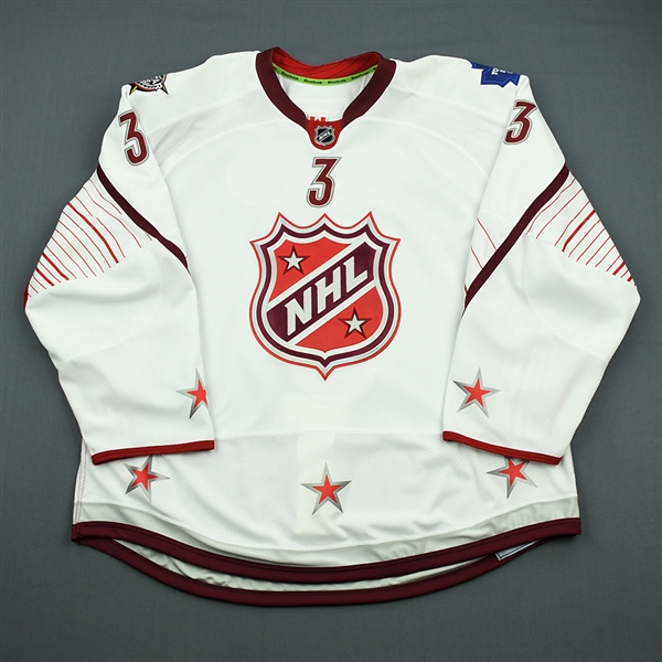 Phaneuf, Dion * <br>White - Game-Issued (GI) before Fantasy Draft<br>All Star 2011-12<br>#3 Size: 58