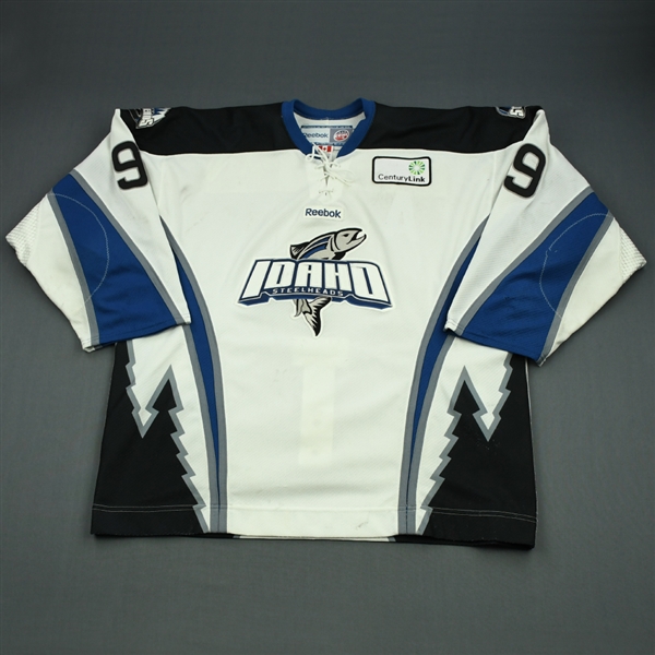 Mouillierat, Kael<br>White Set 1 (A removed)<br>Idaho Steelheads 2011-12<br>#9 Size: 56