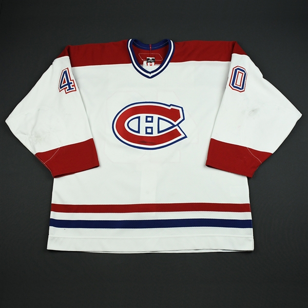 Lapierre, Maxim * <br>White Set 2<br>Montreal Canadiens 2006-07<br>#40 Size: 56