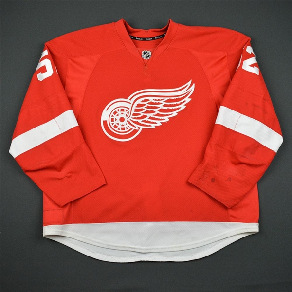 Ericsson, Jonathan * <br>Red Set 1 -  Photo-Matched<br>Detroit Red Wings 2014-15<br>#52 Size: 58
