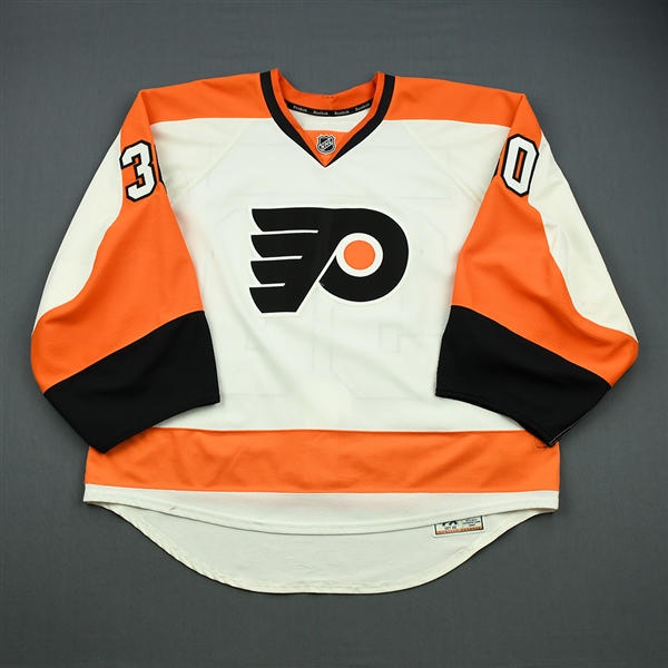 Bryzgalov, Ilya<br>White Set 2<br>Philadelphia Flyers 2012-13<br>#30 Size: 58G