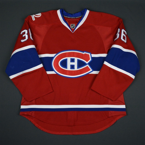 DAgostini, Matt * <br>Red w/100th Anniversary Centennial patch - Photo-Matched<br>Montreal Canadiens 2009-10<br>#36 Size: 58