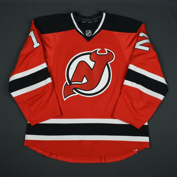Boucher, Reid<br>Red Set 1<br>New Jersey Devils 2015-16<br>#12 Size: 54