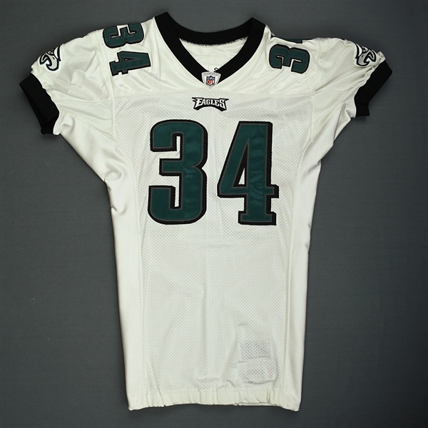 Buckley, Eldra<br>White<br>Philadelphia Eagles 2009<br>#34 Size: 46 SKILL