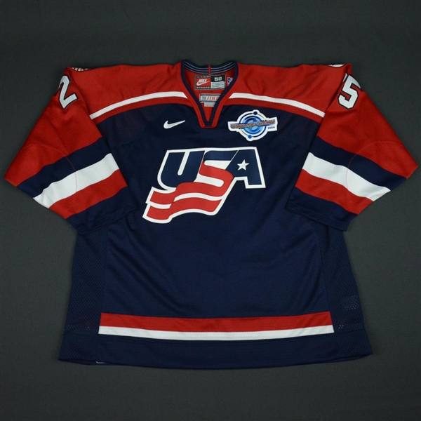 Gill, Hal * <br>Blue, World Cup of Hockey, Game-Issued<br>Team USA 2004<br>#25 Size: 58