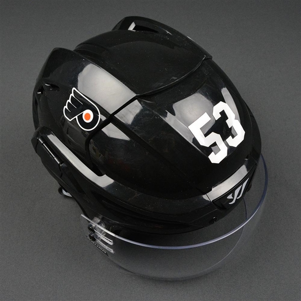 Gostisbehere, Shayne<br>Black CCM V08 Helmet<br>Philadelphia Flyers 2015-16<br>#53 Size: Small