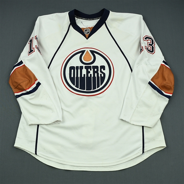 Cogliano, Andrew<br>White Set 2<br>Edmonton Oilers 2010-11<br>#13 Size: 56