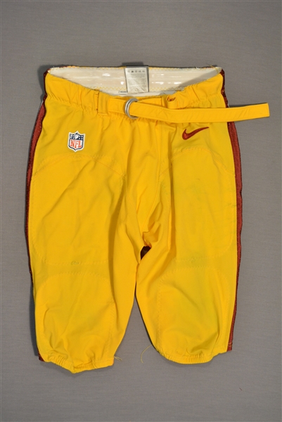Riley Jr., Perry<br>Yellow Pants<br>Washington Redskins 2014<br>#56 Size: 34-SHORT