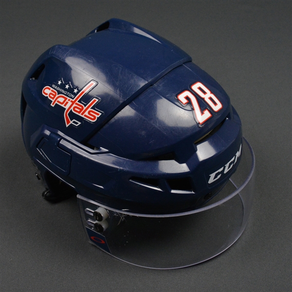 Carey, Paul<br>Blue, CCM Helmet w/ Oakley Shield<br>Washington Capitals 2015-16<br>#28 