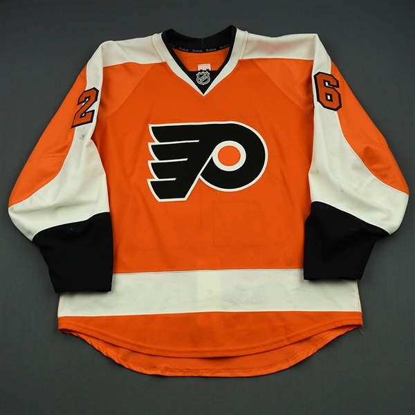 Colaiacovo, Carlo<br>Orange Set 3<br>Philadelphia Flyers 2014-15<br>#26 Size: 54