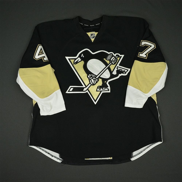 Despres, Simon * <br>Black Set 1 - Photo-Matched<br>Pittsburgh Penguins 2013-14<br>#47 Size: 58