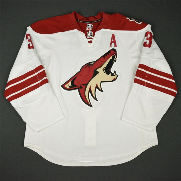 Yandle, Keith * <br>White Set 2 w/A<br>Phoenix Coyotes 2011-12<br>#3 Size: 56