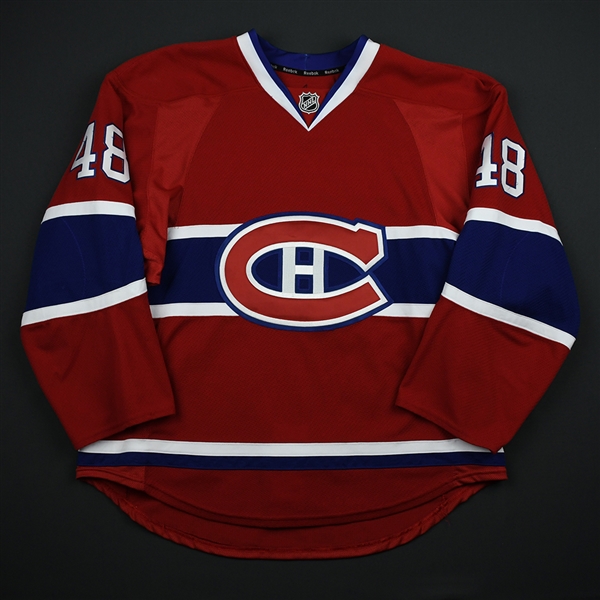 Briere, Daniel *<br>Red Set 4 - Playoffs  - Photo-Matched<br>Montreal Canadiens 2013-14<br>#48 Size: 52