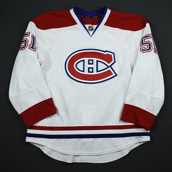 Desharnais, David *<br>White Set 2 - Photo-Matched<br>Montreal Canadiens 2013-14<br>#51 Size: 54
