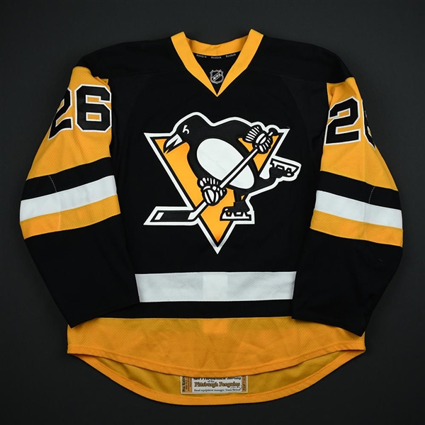Winnik, Daniel *<br>Black Alternate  - Photo-Matched<br>Pittsburgh Penguins 2014-15<br>#26 Size: 56