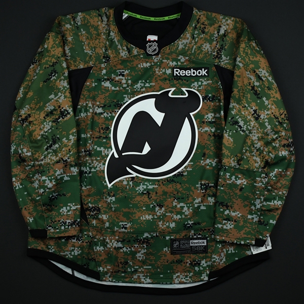 Blank - No Name or Number<br>Camouflage Military Appreciation Warm-Up - CLEARANCE<br>New Jersey Devils <br> Size: 58+