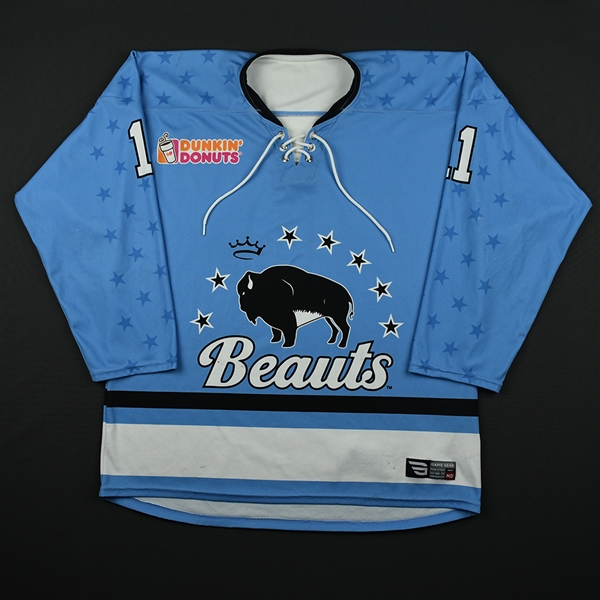Chesson, Lisa<br>Blue Set 1<br>Buffalo Beauts 2017-18<br>#11 Size: MD