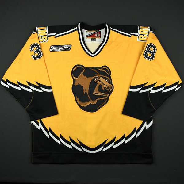 Andreychuk, Dave *<br>Gold Alternate w/NHL 2000 patch<br>Boston Bruins 1999-00<br>#38 