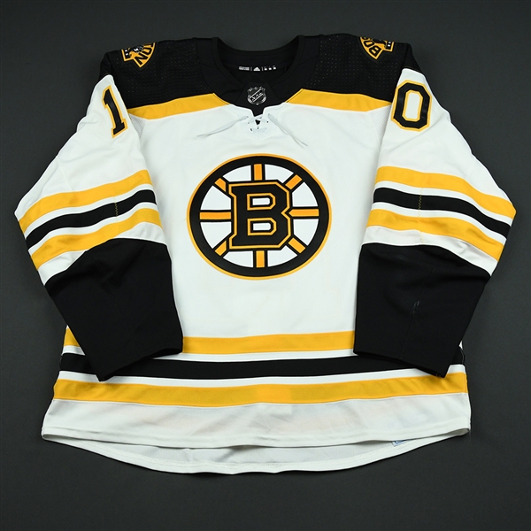 Bjork, Anders<br>White Set 2<br>Boston Bruins 2017-18<br>#10 Size: 56