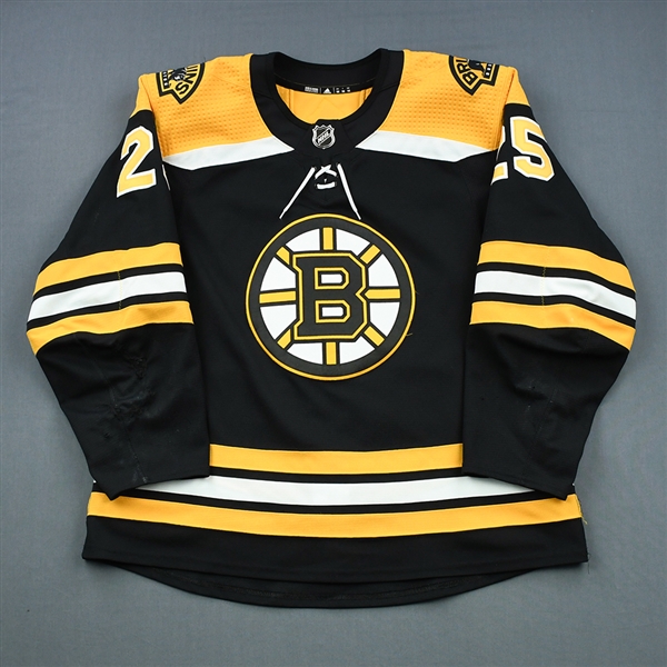 Carlo, Brandon<br>Black Set 1<br>Boston Bruins 2018-19<br>#25 Size: 56
