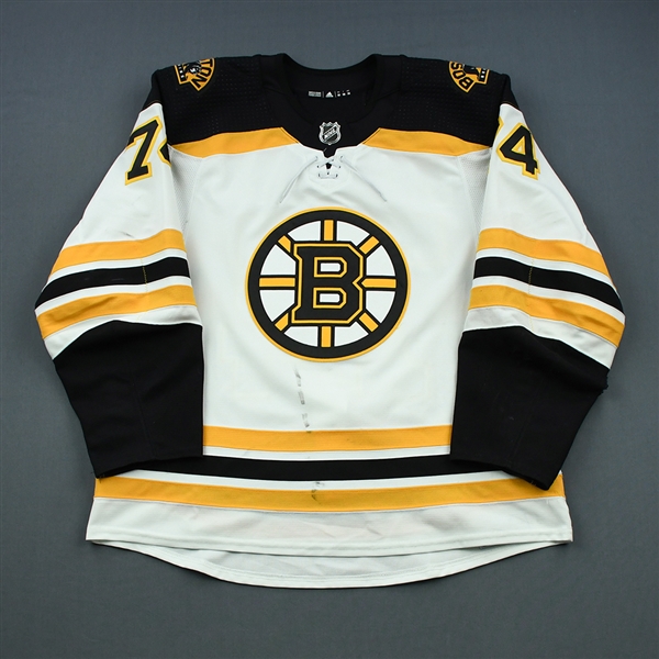 DeBrusk, Jake<br>White Set 1<br>Boston Bruins 2018-19<br>#74 Size: 56