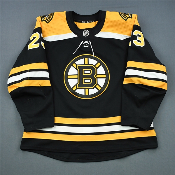 Forsbacka-Karlsson, Jakob<br>Black Set 1<br>Boston Bruins 2018-19<br>#23 Size: 56