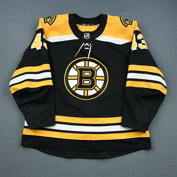 Heinen, Danton<br>Black Set 1<br>Boston Bruins 2018-19<br>#43 Size: 56