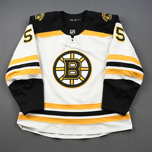 Acciari, Noel<br>White Set 2<br>Boston Bruins 2018-19<br>#55 Size: 56