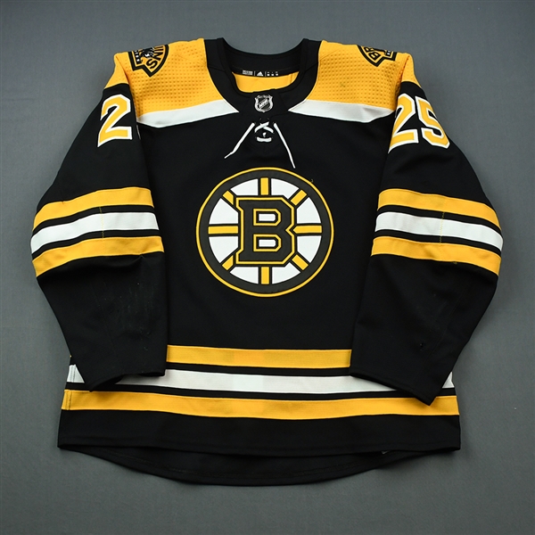 Carlo, Brandon<br>Black Set 2<br>Boston Bruins 2018-19<br>#25 Size: 56