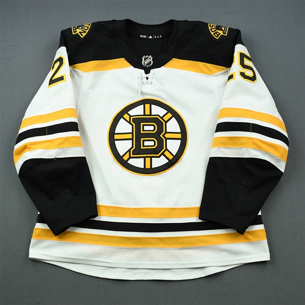 Carlo, Brandon<br>White Set 2<br>Boston Bruins 2018-19<br>#25 Size: 56