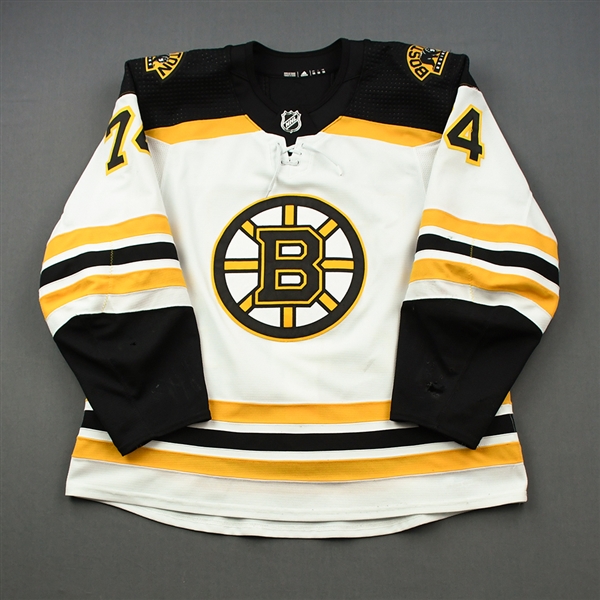 DeBrusk, Jake<br>White Set 2<br>Boston Bruins 2018-19<br>#74 Size: 56