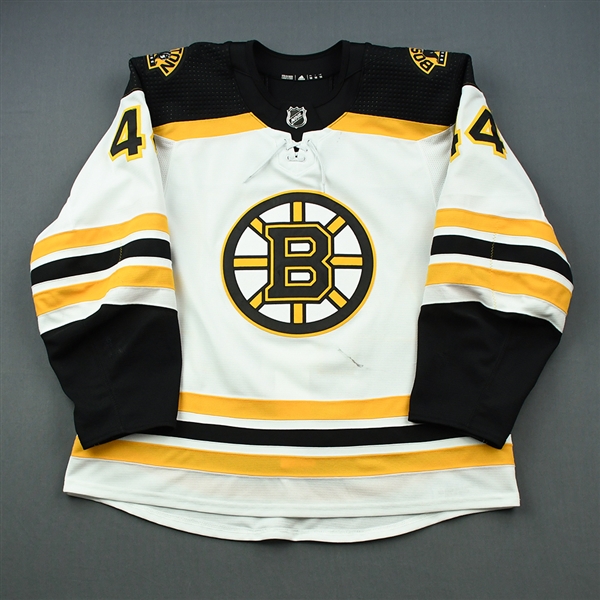Kampfer, Steve<br>White Set 2<br>Boston Bruins 2018-19<br>#44 Size: 56