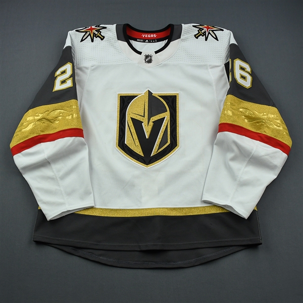Stastny, Paul<br>White Stanley Cup Playoffs<br>Vegas Golden Knights 2018-19<br>#26 Size: 56