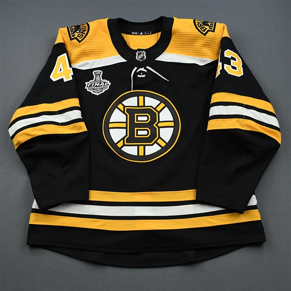 Heinen, Danton<br>Black Stanley Cup Final Set 1<br>Boston Bruins 2018-19<br>#43 Size: 56
