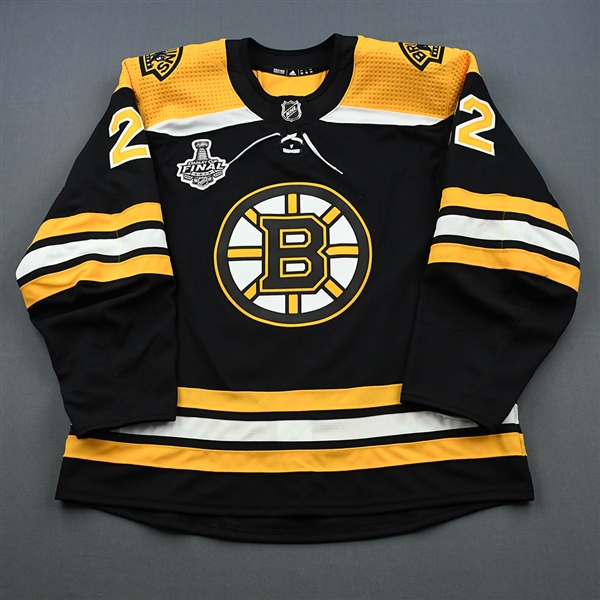 Cehlarik, Peter<br>Black Stanley Cup Final Set 1 - Game-Issued (GI)<br>Boston Bruins 2018-19<br>#22 Size: 56