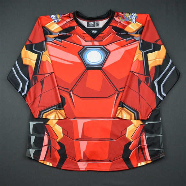 Blank - No Name Or Number<br>MARVEL Iron Man (Game-Issued) - November 4, 2017 vs. Kalamazoo Wings<br>Toledo Walleye 2017-18<br>