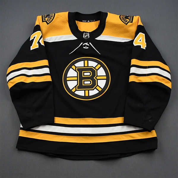 DeBrusk, Jake<br>Black Set 3 / Playoffs<br>Boston Bruins 2018-19<br>#74 Size: 56