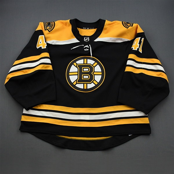 Halak, Jaroslav<br>Black Set 3 / Playoffs - Back-Up Only<br>Boston Bruins 2018-19<br>#41 Size: 60G