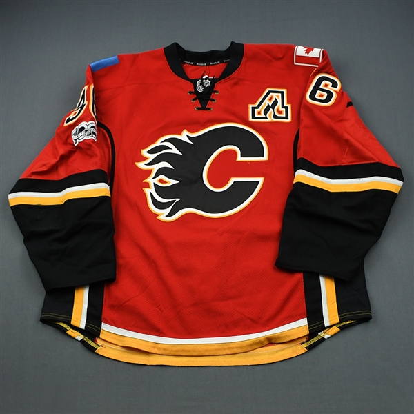 Brouwer, Troy *<br>Red Set 2 w/A<br>Calgary Flames 2016-17<br>#36 Size: 58