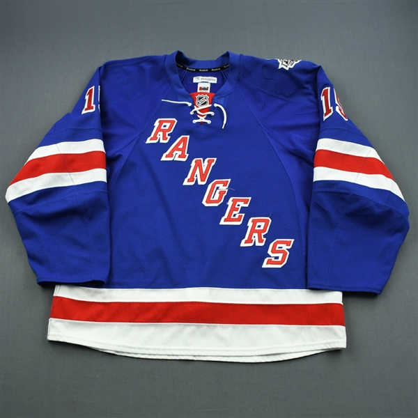 Dorsett, Derek *<br>Blue Stanley Cup Final<br>New York Rangers 2013-14<br>#15 Size: 56